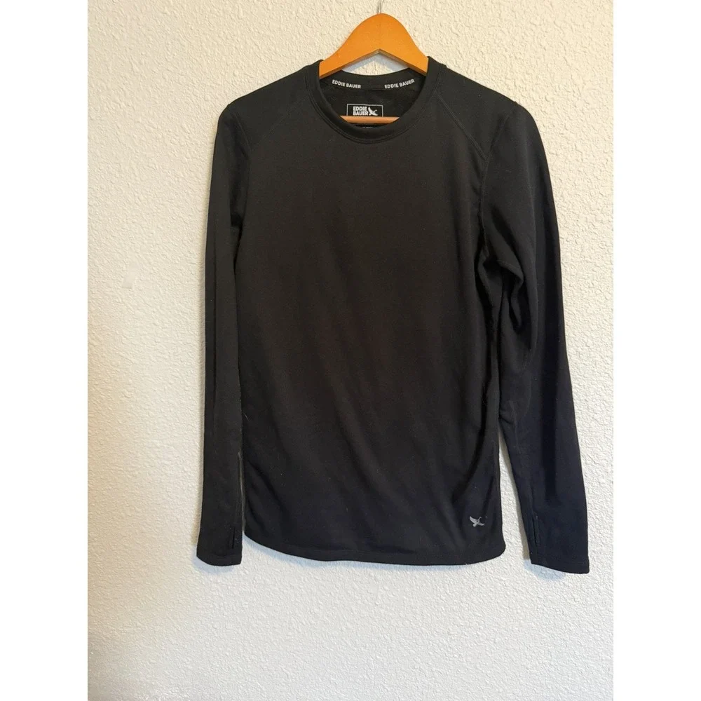 Eddie Bauer Trek Fleece Heavyweight Base Layer Top-Long Sleeve Men small